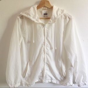 White Brandy Melville Windbreaker